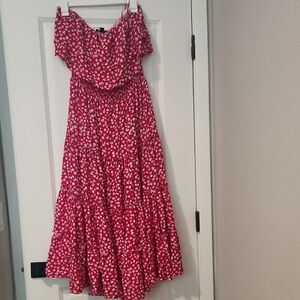 MSK Pink Floral Dress